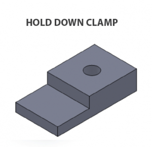 Cable tray-Hold Down Clamp
