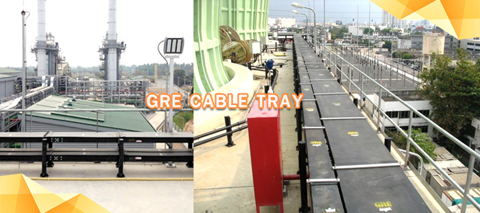 Cooling tower FRP Cable Tray